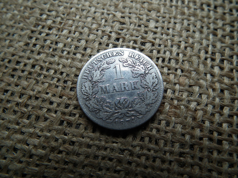 Birodalmi ezüst 1 márka 1874 G , mark 