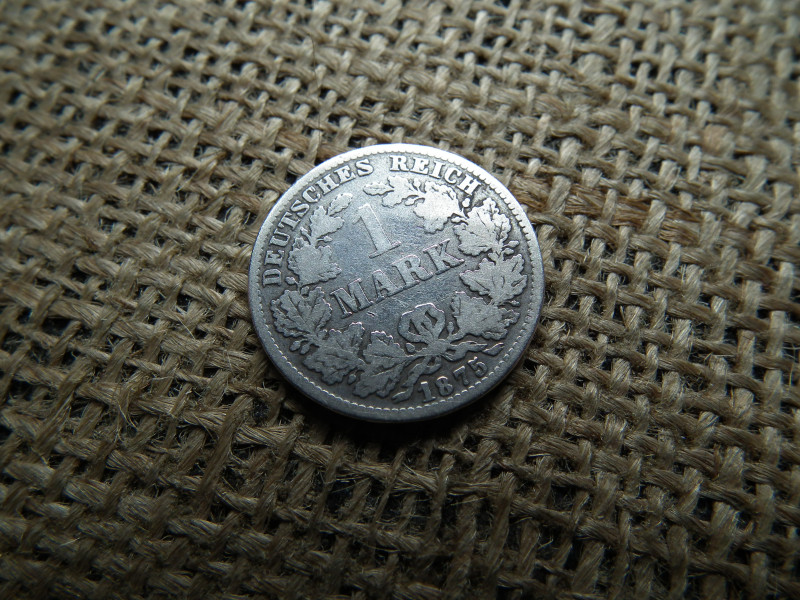 Birodalmi ezüst 1 márka 1875 E  , mark 