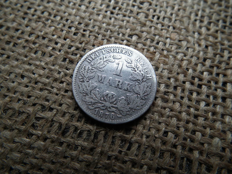 Birodalmi ezüst 1 márka 1876 G  , mark 