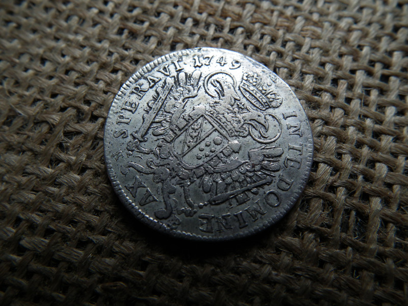 Ferenc , ezüst XV krajcár 1749 KB , 15 kreuzer 