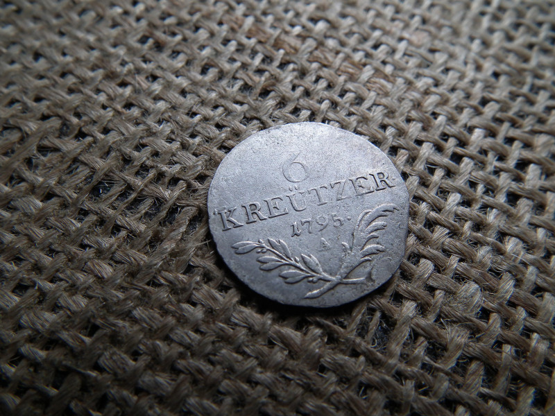 Ezüst 6 krajcár 1795 A , kreützer 
