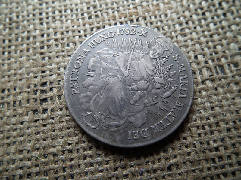 József , ezüst 1 tallér 1782 B , thaler 