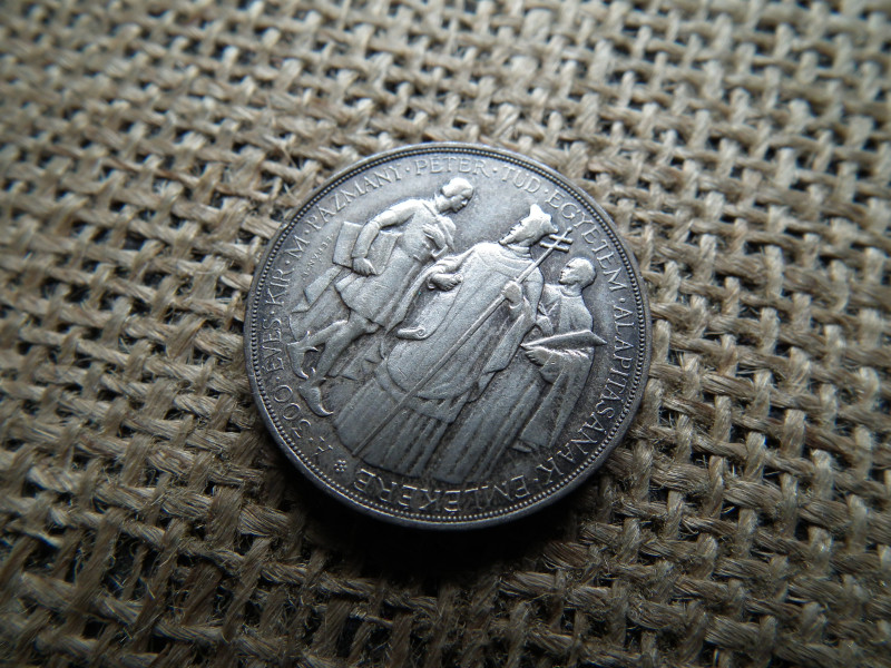 Pázmány , ezüst 2 pengő 1935 