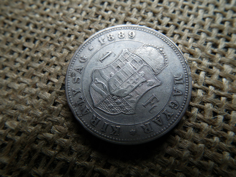 Ezüst 1 forint 1889 KB