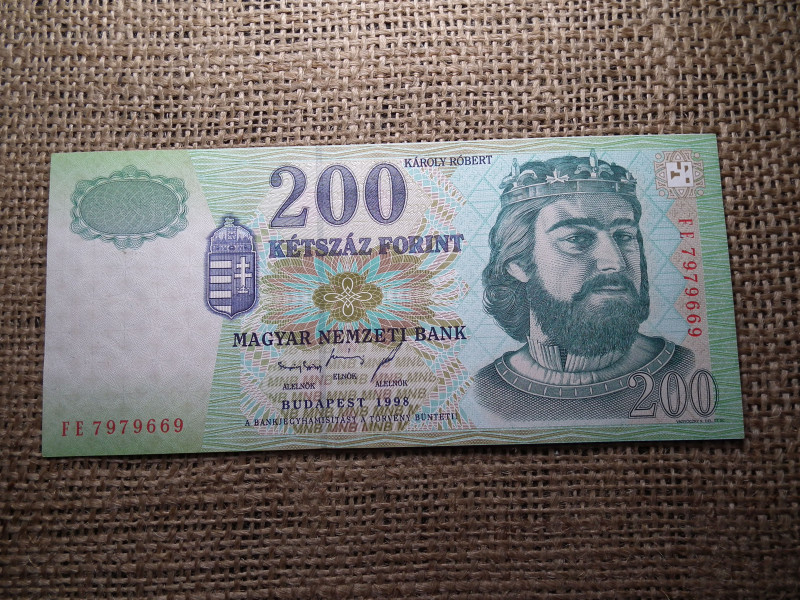 200 forint 1998 FE , ef 