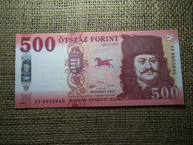 500 forint 2018 EF  , UNC