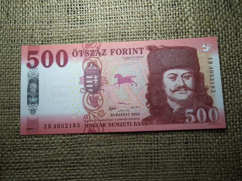 500 forint 2018 ED , UNC