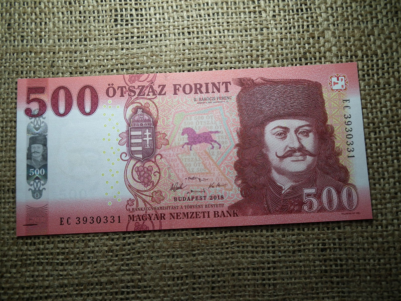 500 forint 2018 EC , UNC