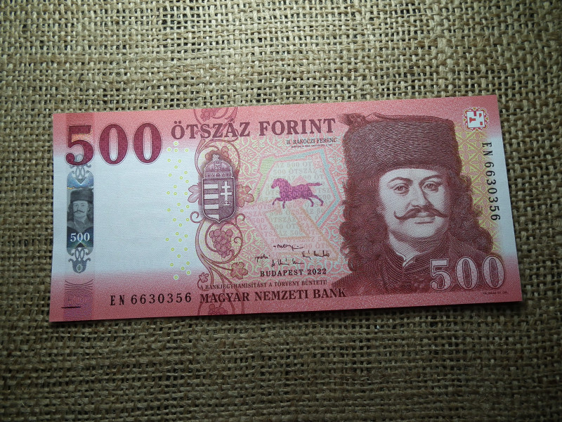 500 forint 2022 EN , UNC