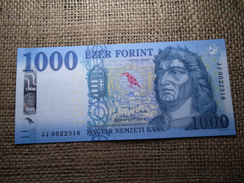1000 forint 2021 JJ , UNC
