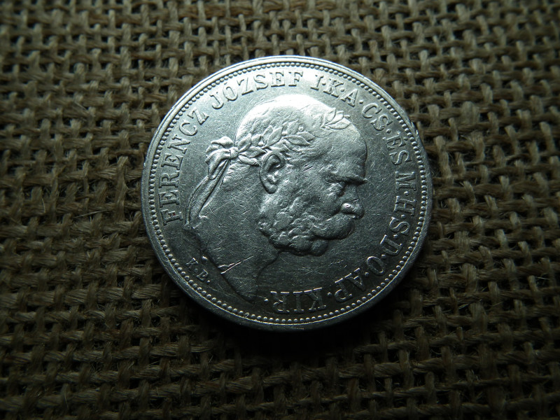 Ezüst 5 korona 1909 KB 
