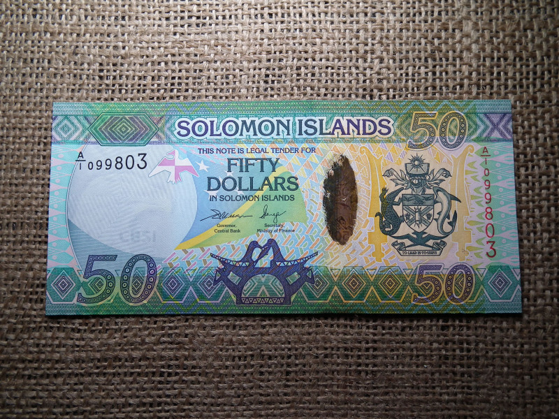 Salamon Szigetek 50 dollars 2013 UNC , B1