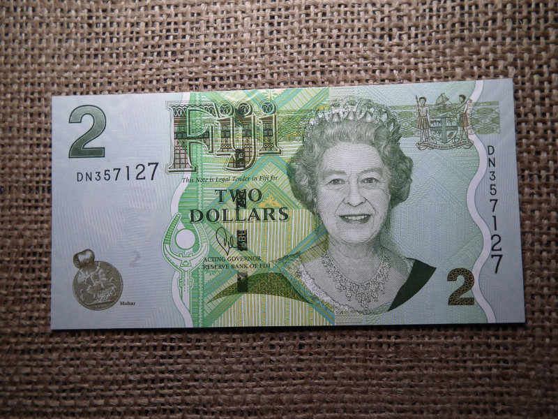 Fiji 2 dollars 2011 , dollár , UNC , B1