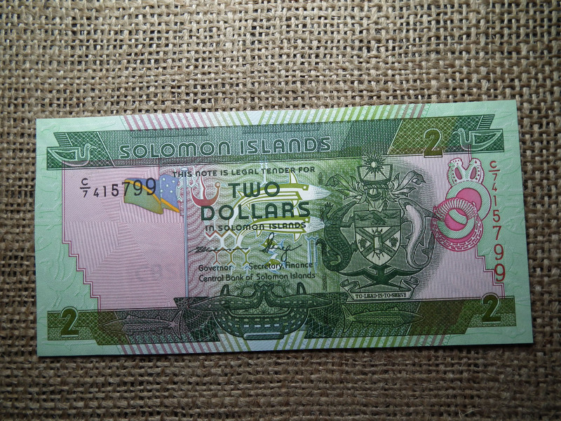 Salamon Szigetek 2 dollars 2006 - 2008 UNC , 2. , B1 