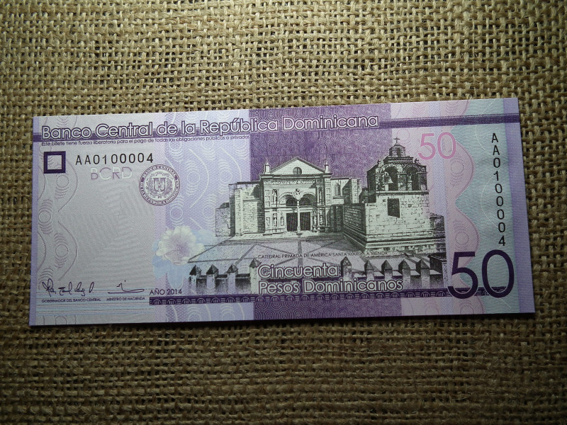 Dominikai köztársaság 50 pesos 2014 UNC , B1