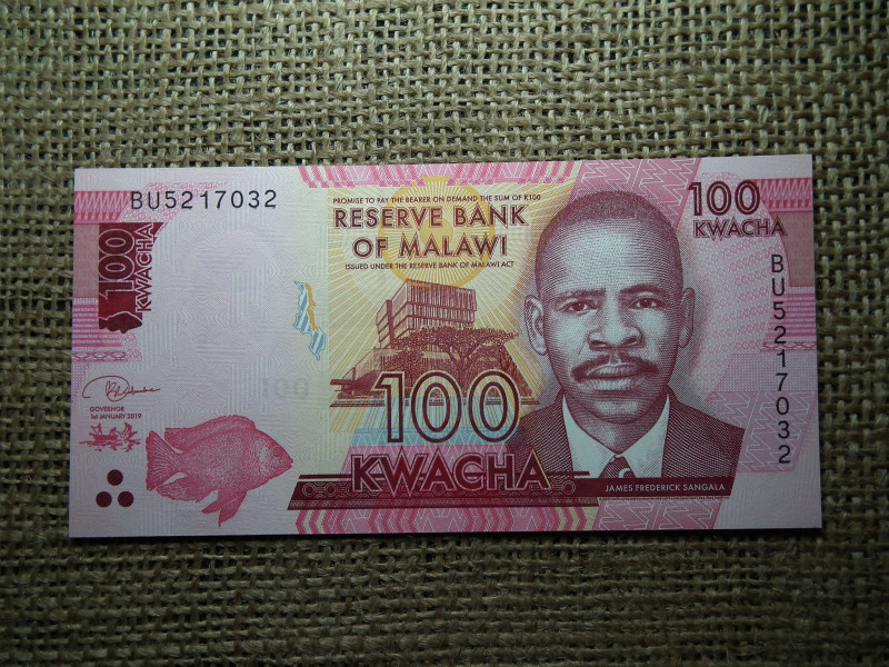 Malawi 100 kwacha 2019 UNC , B1