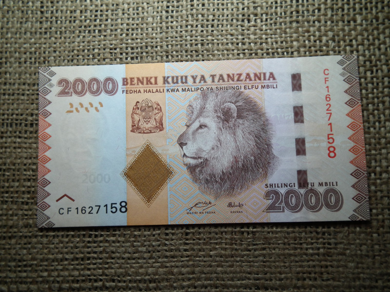 Tanzánia 2000 shilingi 2010 - 2025 UNC , B1