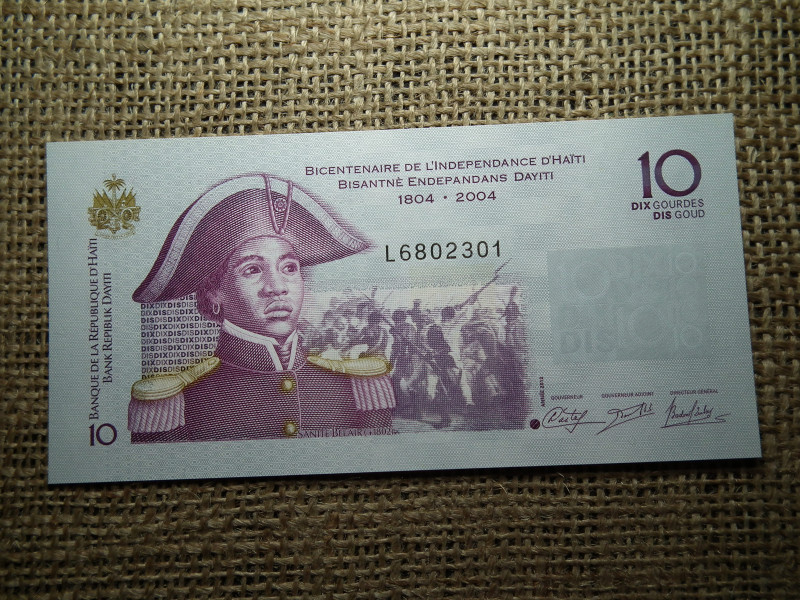 Haiti 10 gourdes 2004 UNC , B1