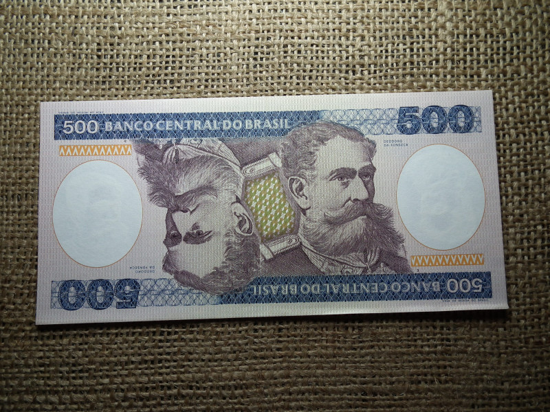 Brazília 500 cruzeiros 1981 - 1985 UNC , B1