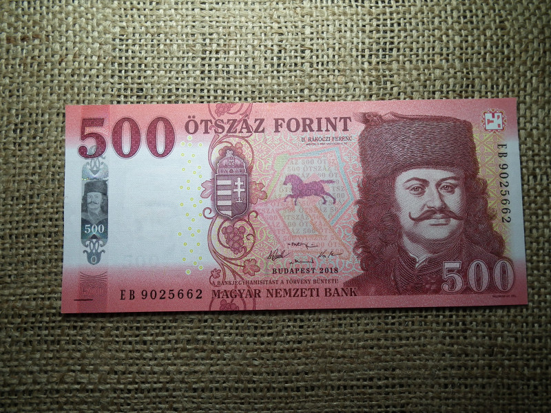 500 forint 2018 EB , UNC 