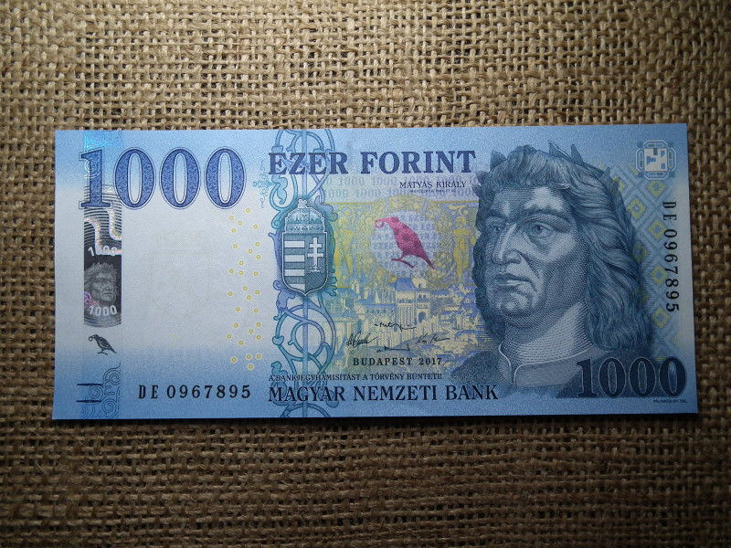 1000 forint 2017 DE , UNC 