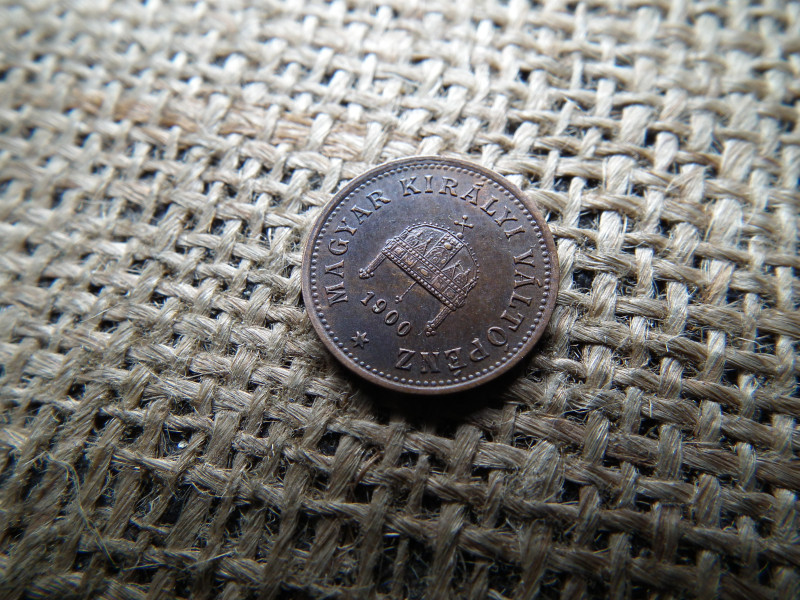 1 fillér 1900 KB 
