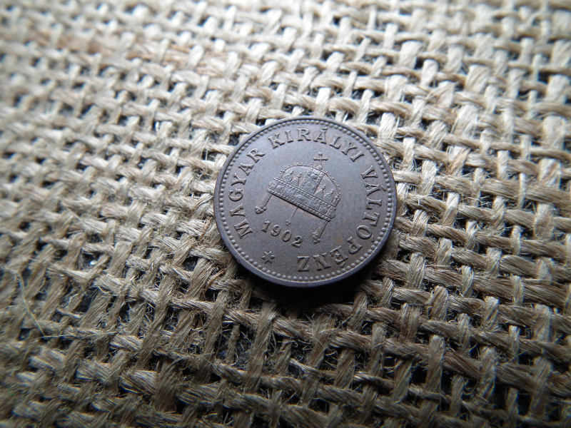 1 fillér 1902 KB , extra 