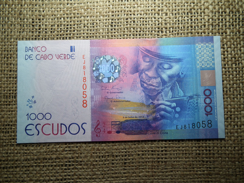 Cabo Verde 1000 escudos 2014 UNC , C1