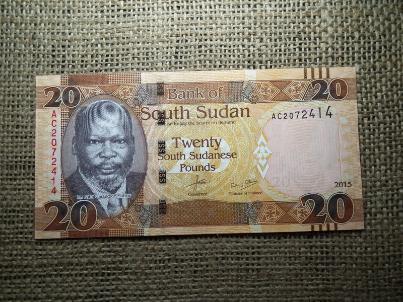 Szudán  20 pounds 2015 UNC , C1