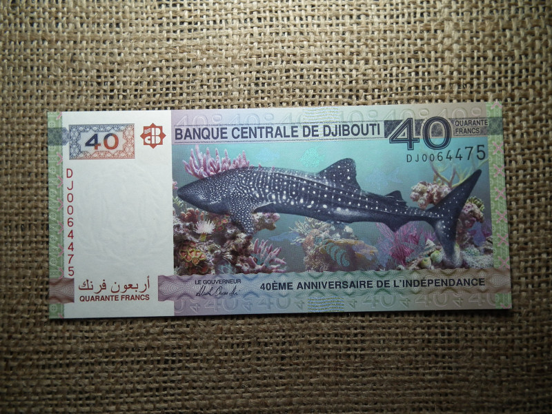 Dzsibuti 40 francs 2017 UNC , C1