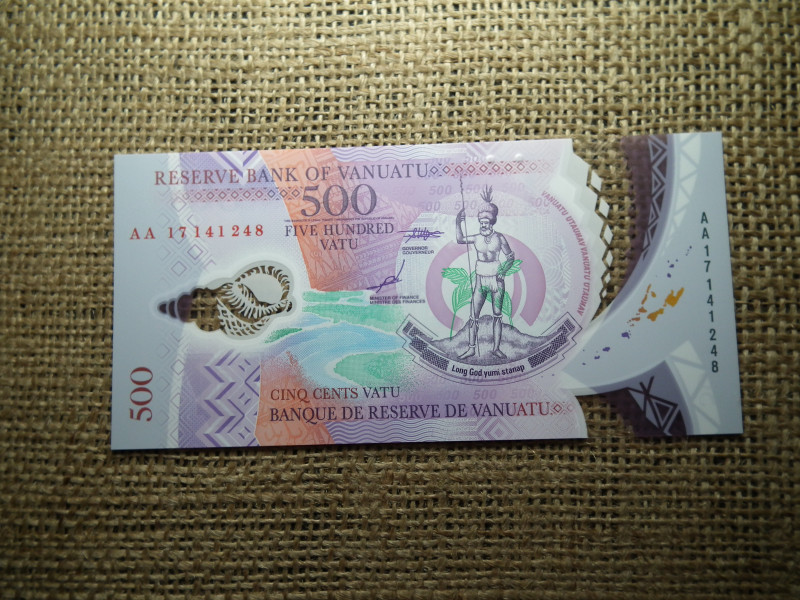 Vanuatu 500 vatu 2017 UNC , C1