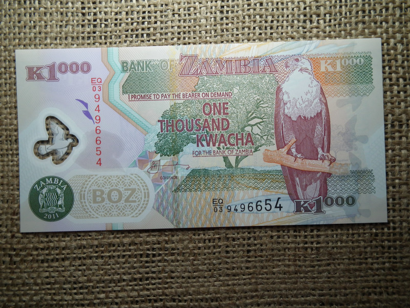 Zimbabwe 1000 kwacha 2011 UNC , C1