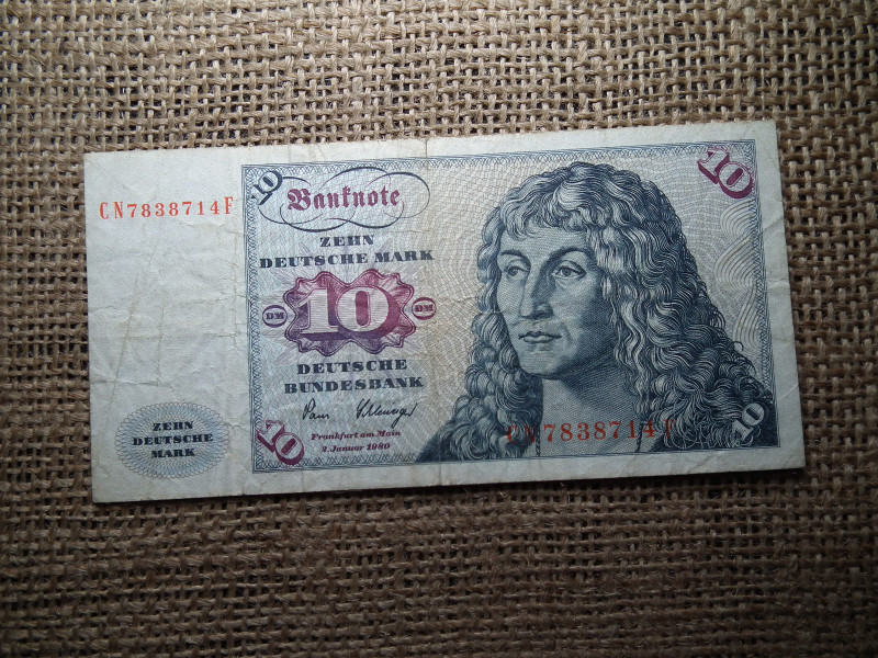 Németország 10 mark 1980 , márka , C1