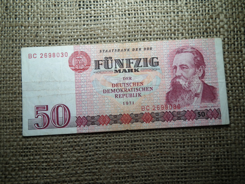 Németország 50 mark 1971 , márka , C1