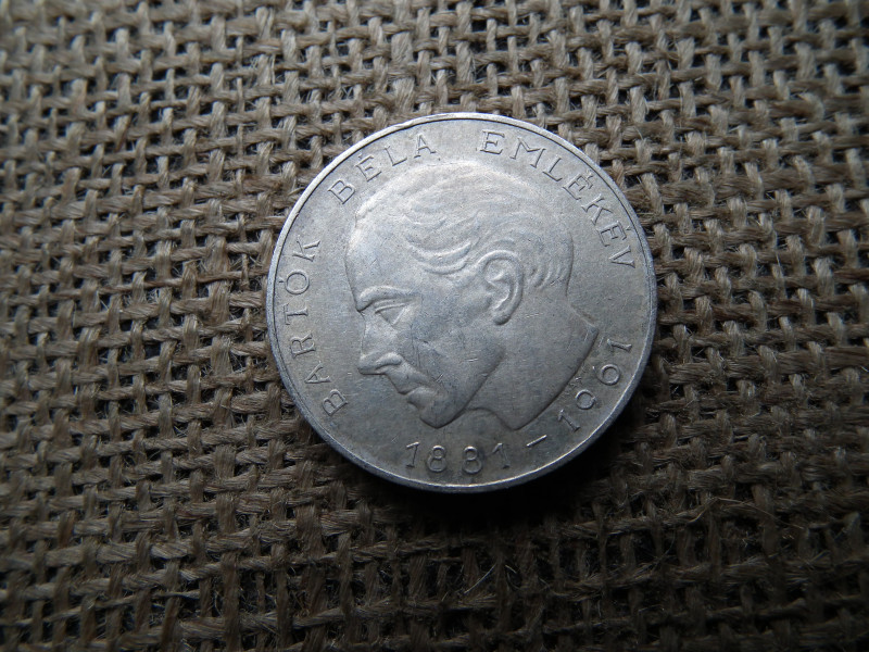 Ezüst 25 forint 1961 , Bartók Béla 