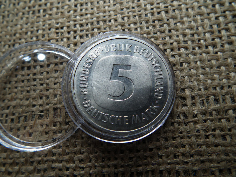 Németország 5 márka 1975 G , mark , BU 