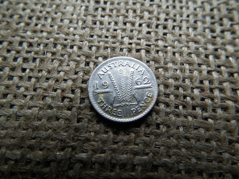 Ezüst 3 pence 1962 