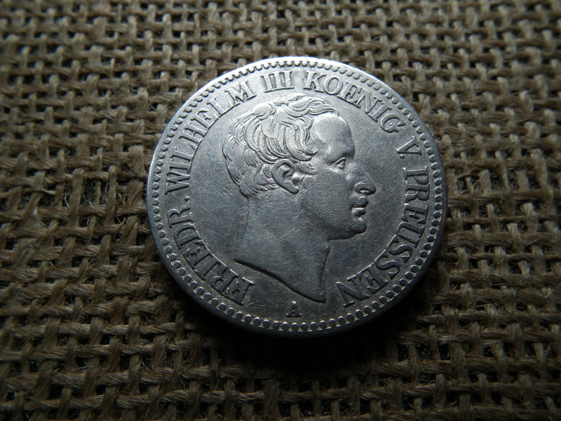 Porosz királyság , ezüst 1 tallér 1824 - III. Frigyes Vilmos , thaler 