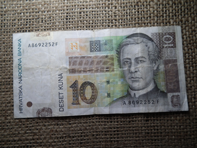 Horvátország 10 kuna 2001 