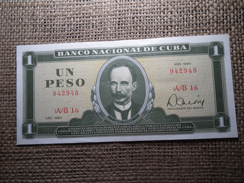 Kuba 1 peso 1980 