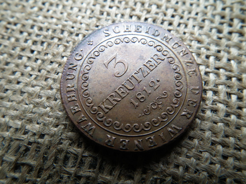 I. Ferenc 3 Krajcár 1812 B , extra 