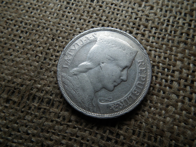 Lettország ezüst 5 lati 1931 