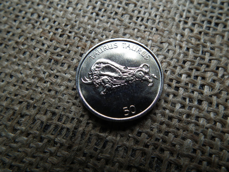 Szlovénia 50 Tolarjev 2003 , verdefényes 