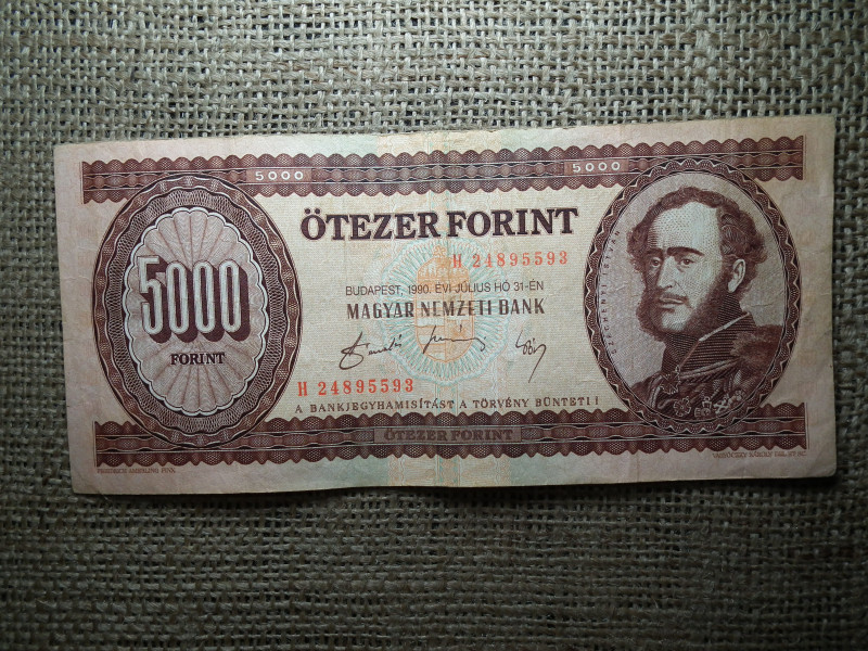 5000 forint 1990 H 