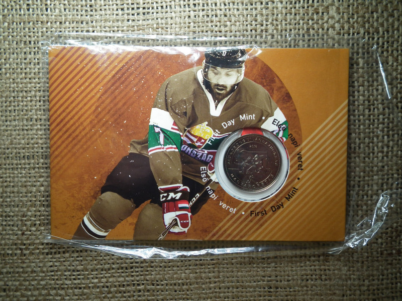 50 Forint 2018  Jégkorong világbajnokság , Első napi veret