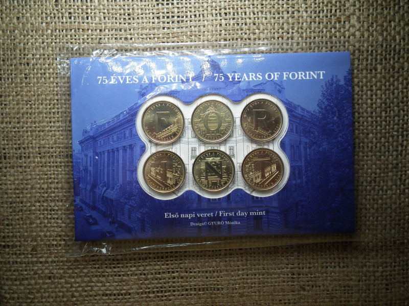 75 ÉVES A FORINT - 5 FORINT 2021 BP - ELSŐ NAPI  BLISZTERBEN!