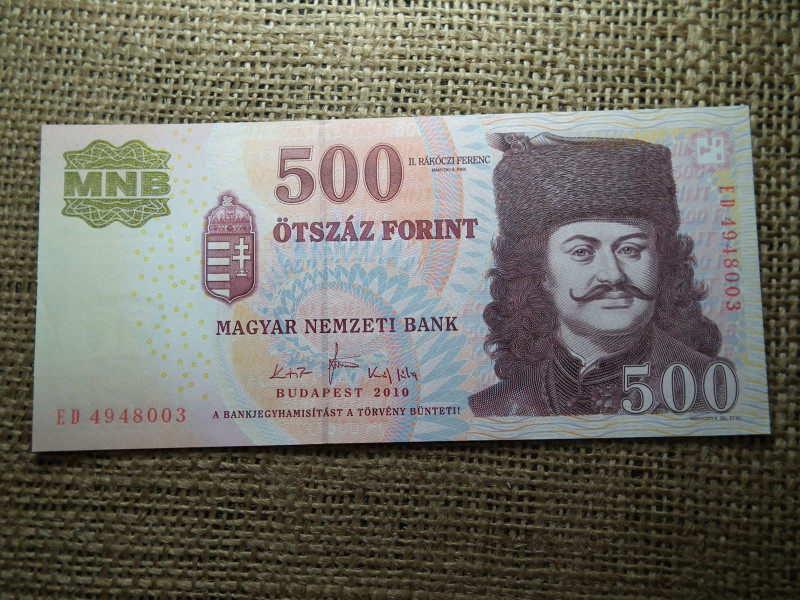 500 forint 2010 ED , UNC 