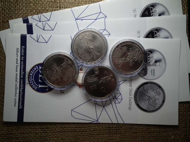 2000 forint 2020 30 éves a Budapesti Értéktőzsde , BÉT + prospektus ! Ár/db , D