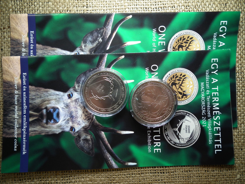 Vadászati Világkiállítás 2000 forint 2021 + prospektus ! ár/db ! D