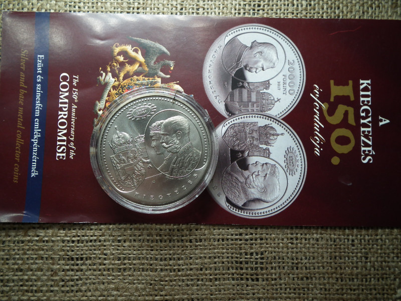 A KIEGYEZÉS 150.ÉVFORDULÓJA 2000 FORINT 2017 + prospektus , D